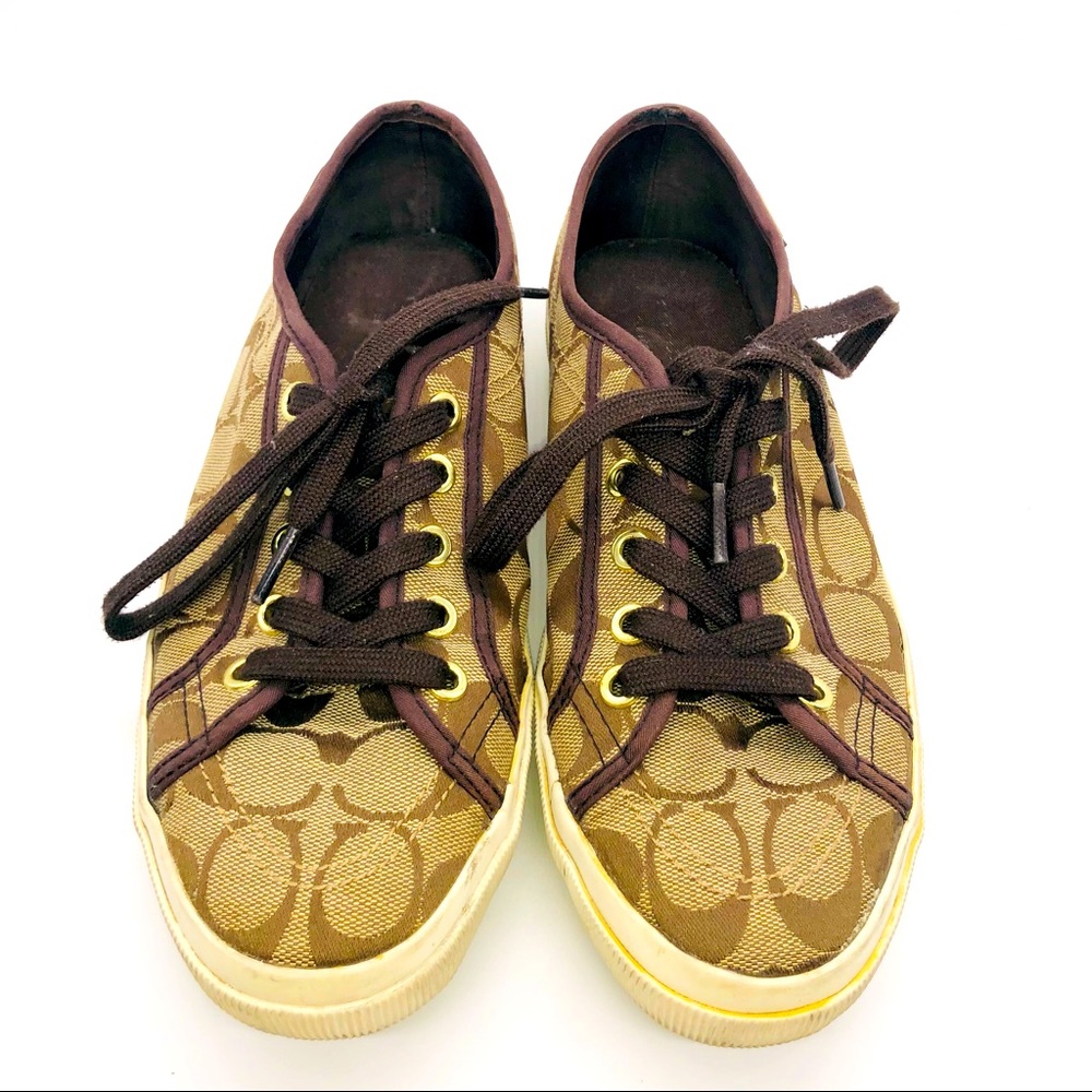 Coach Kalyn Logo Sneakers 8B EUC